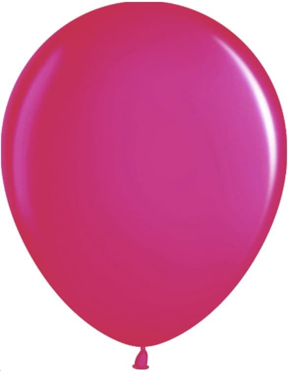 Латексный шар с гелием "Ярко-розовый"