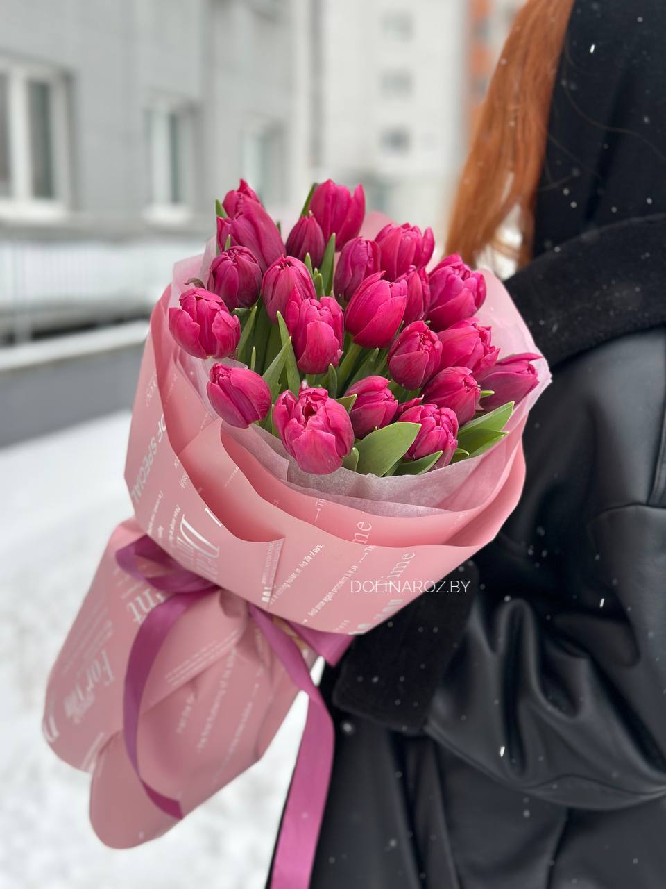 Bouquet of tulips "Pleasant meeting"