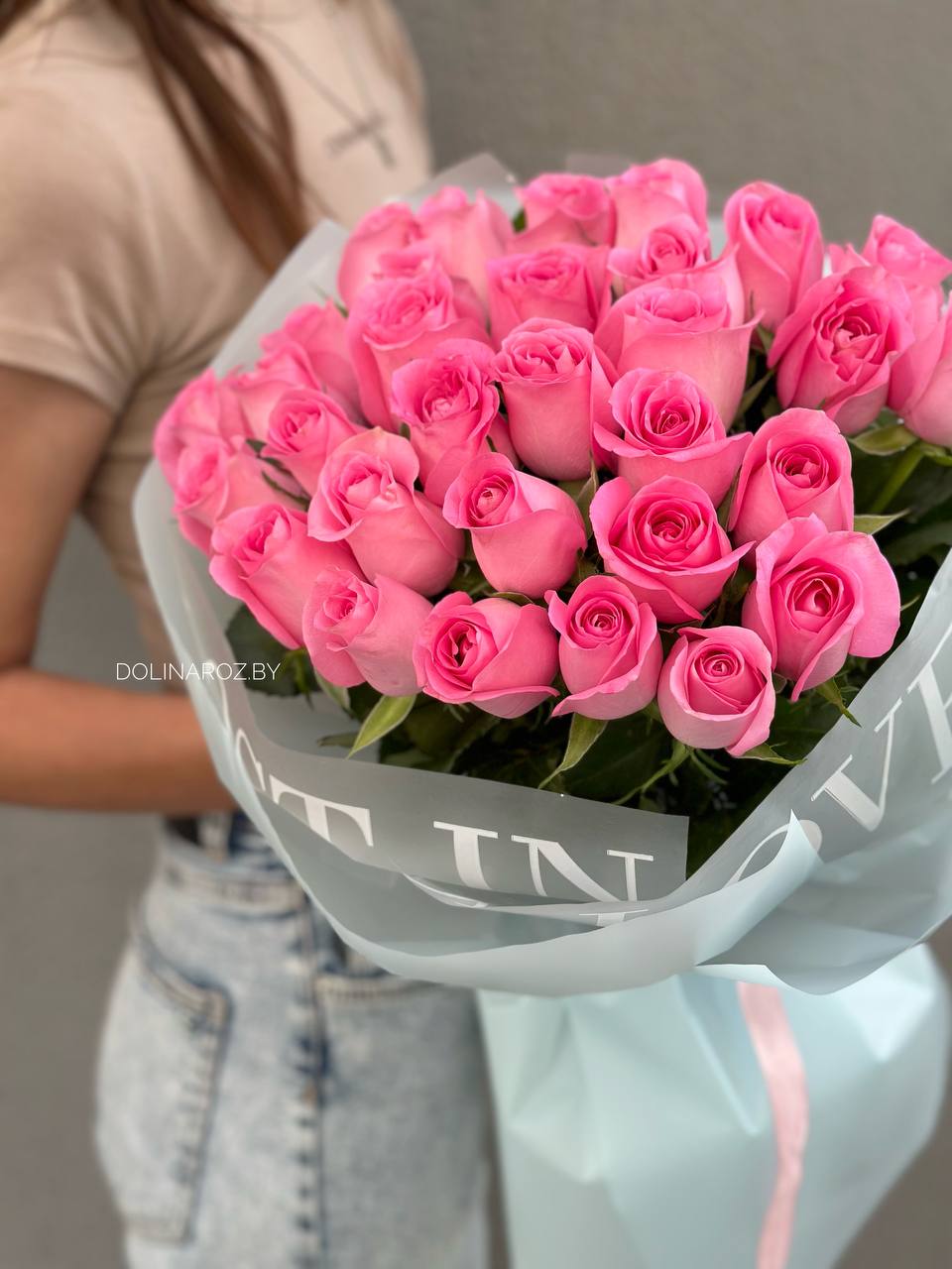 Bouquet of roses "Pink"